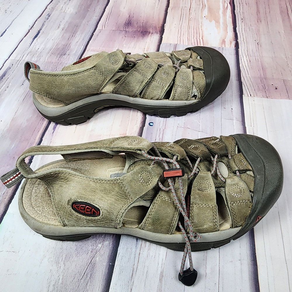 Keen Olive Green Brown Closed-Toe Hiking Sandals - Picture 5 of 8